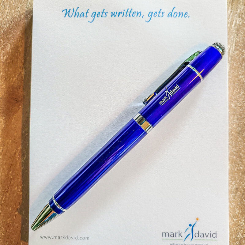 “What Gets Written Gets Done” Notepads and Pen